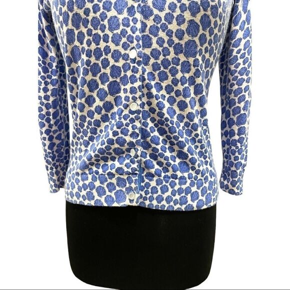 vineyard Vines Seashell Button Front Crewneck Cardigan Sz S - Picture 3 of 13